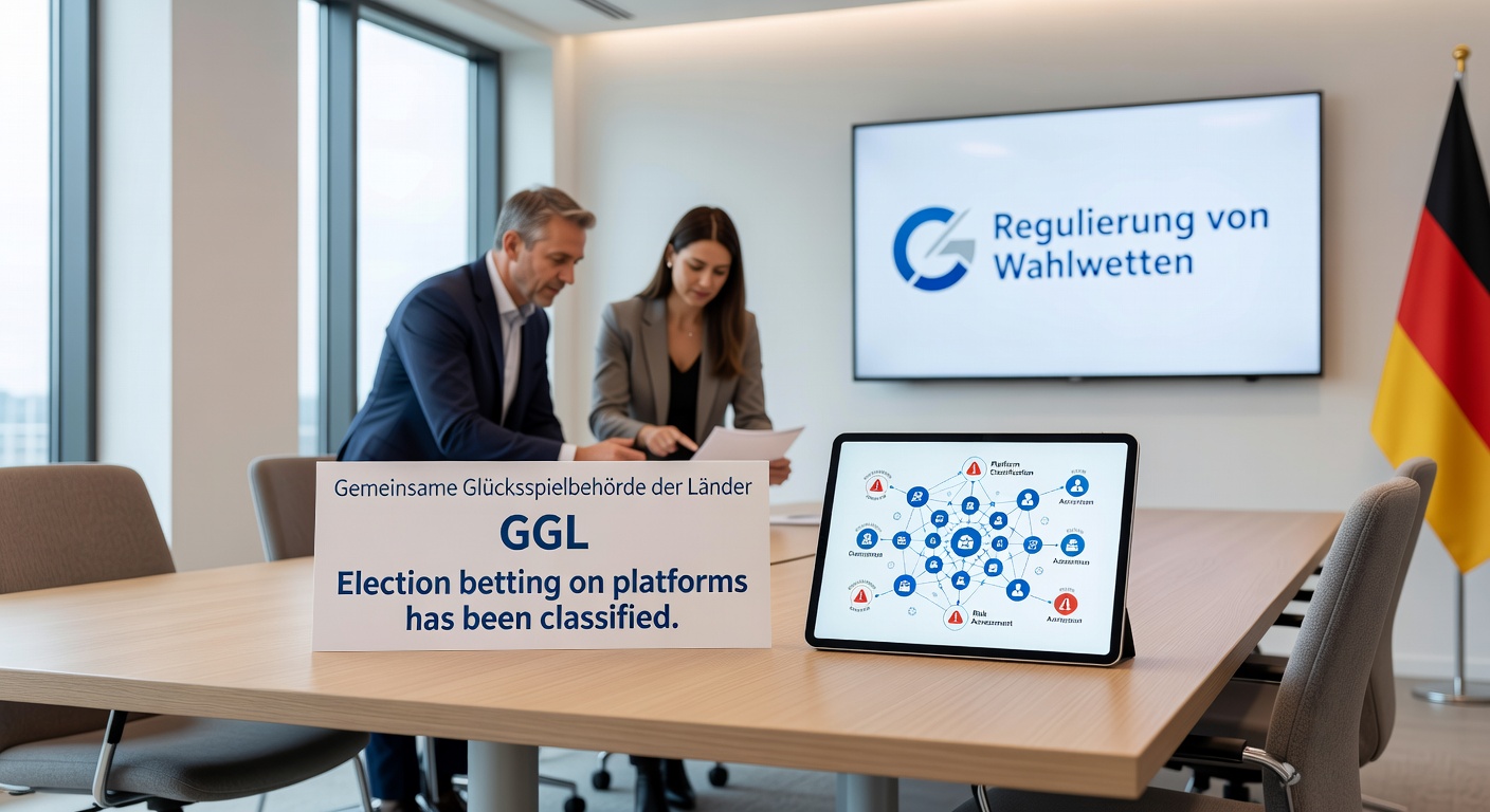 Screenshot-Beispiel von Polymarket-Wahlmärkten mit Volumenangaben und Odds zu deutschen Wahlen